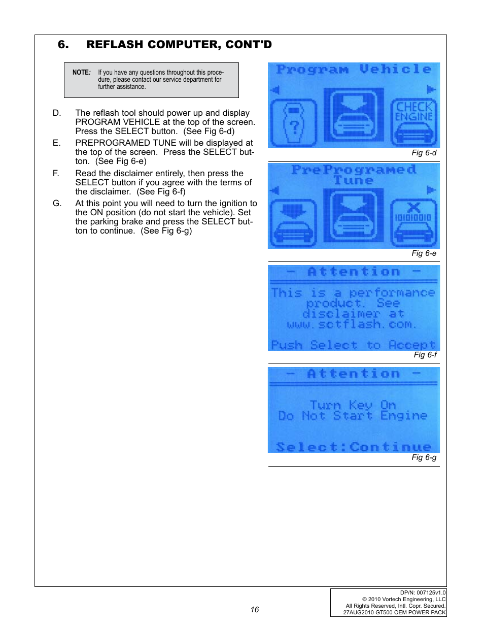 Reflash computer, cont'd | Vortech 2007-2009 FORD GT500 OEM POWER PACK UPGRADE User Manual | Page 21 / 26