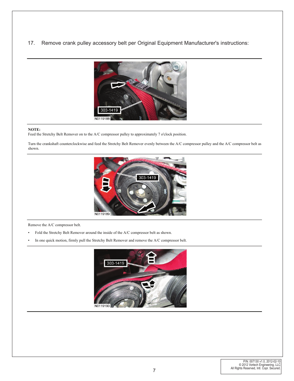 Vortech 8-Rib Drive Upgrade for 2011-2012 Mustang GT User Manual | Page 15 / 22