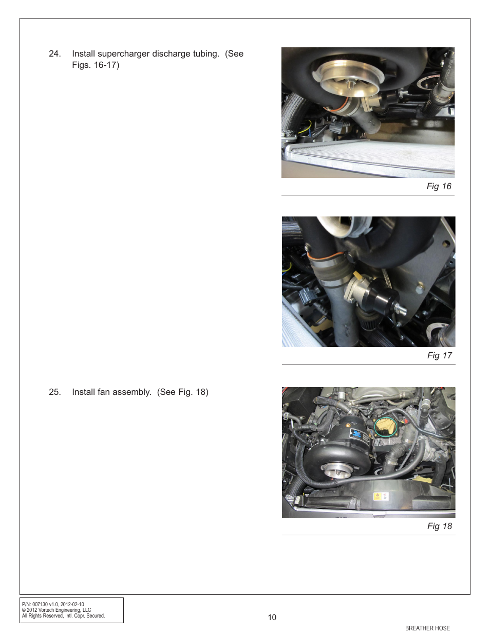 Vortech 8-Rib Drive Upgrade for 2011-2012 Mustang GT User Manual | Page 18 / 22