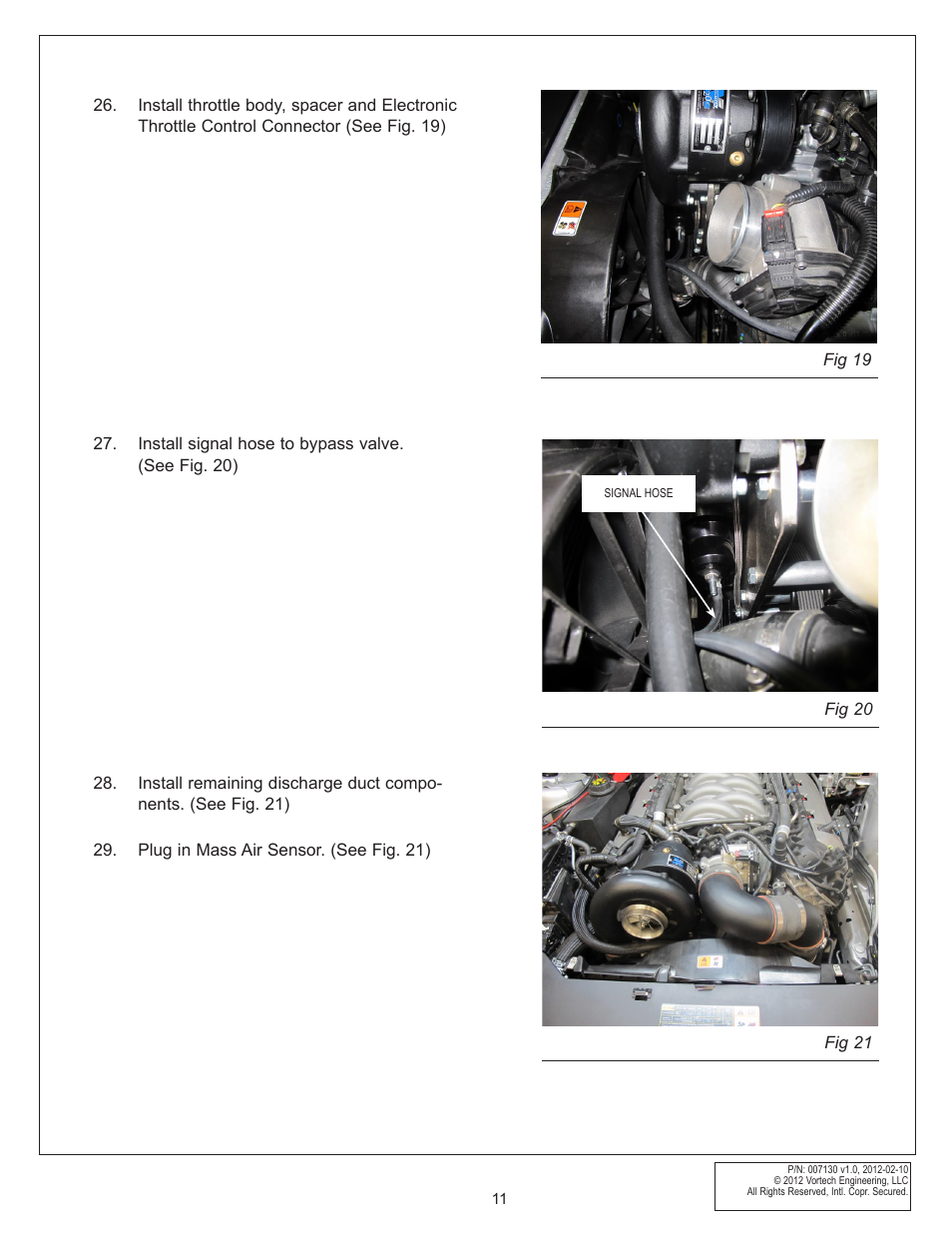 Vortech 8-Rib Drive Upgrade for 2011-2012 Mustang GT User Manual | Page 19 / 22