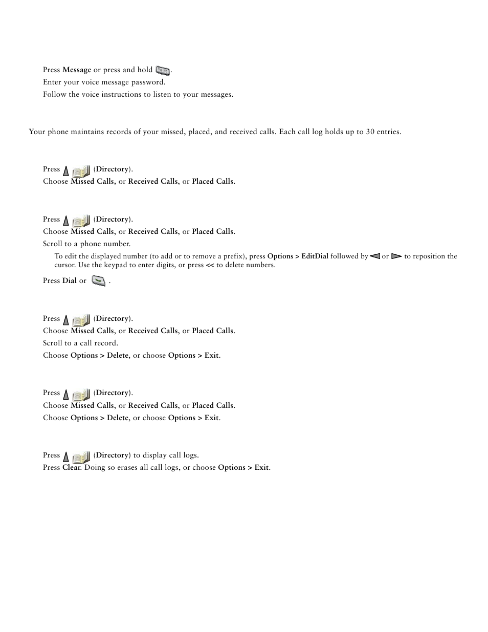 Call logs | Cisco Unified IP Phone 7921 User Manual | Page 15 / 28