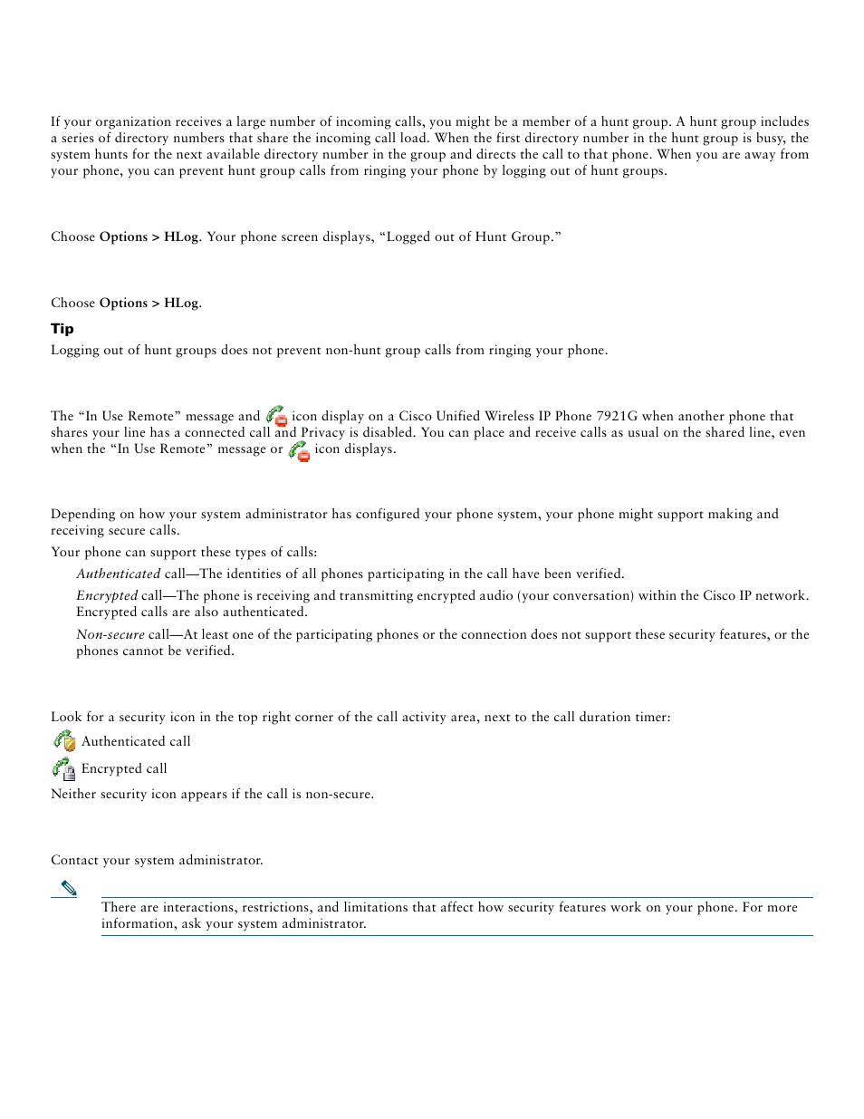 Cisco Unified IP Phone 7921 User Manual | Page 21 / 28