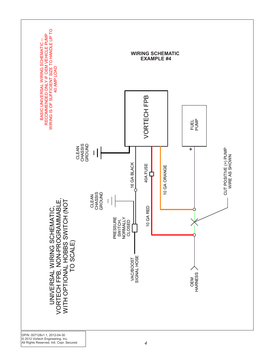 Vortech Maxflo Fuel Pump Booster (FPB) - "Universal Fit" User Manual | Page 10 / 13