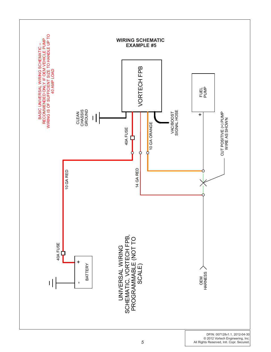 Vortech Maxflo Fuel Pump Booster (FPB) - "Universal Fit" User Manual | Page 11 / 13