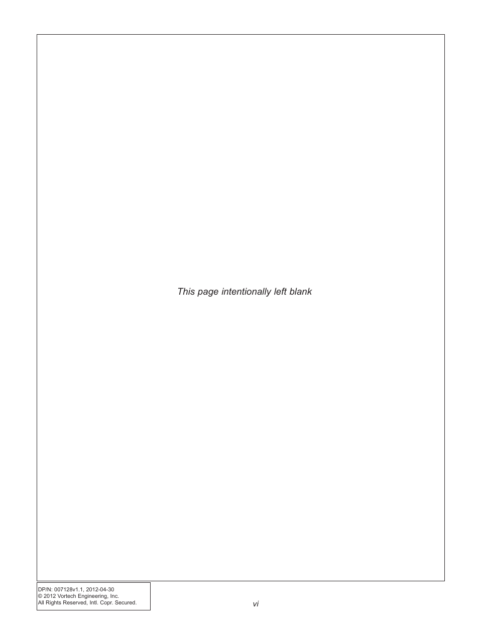 This page intentionally left blank | Vortech Maxflo Fuel Pump Booster (FPB) - "Universal Fit" User Manual | Page 6 / 13