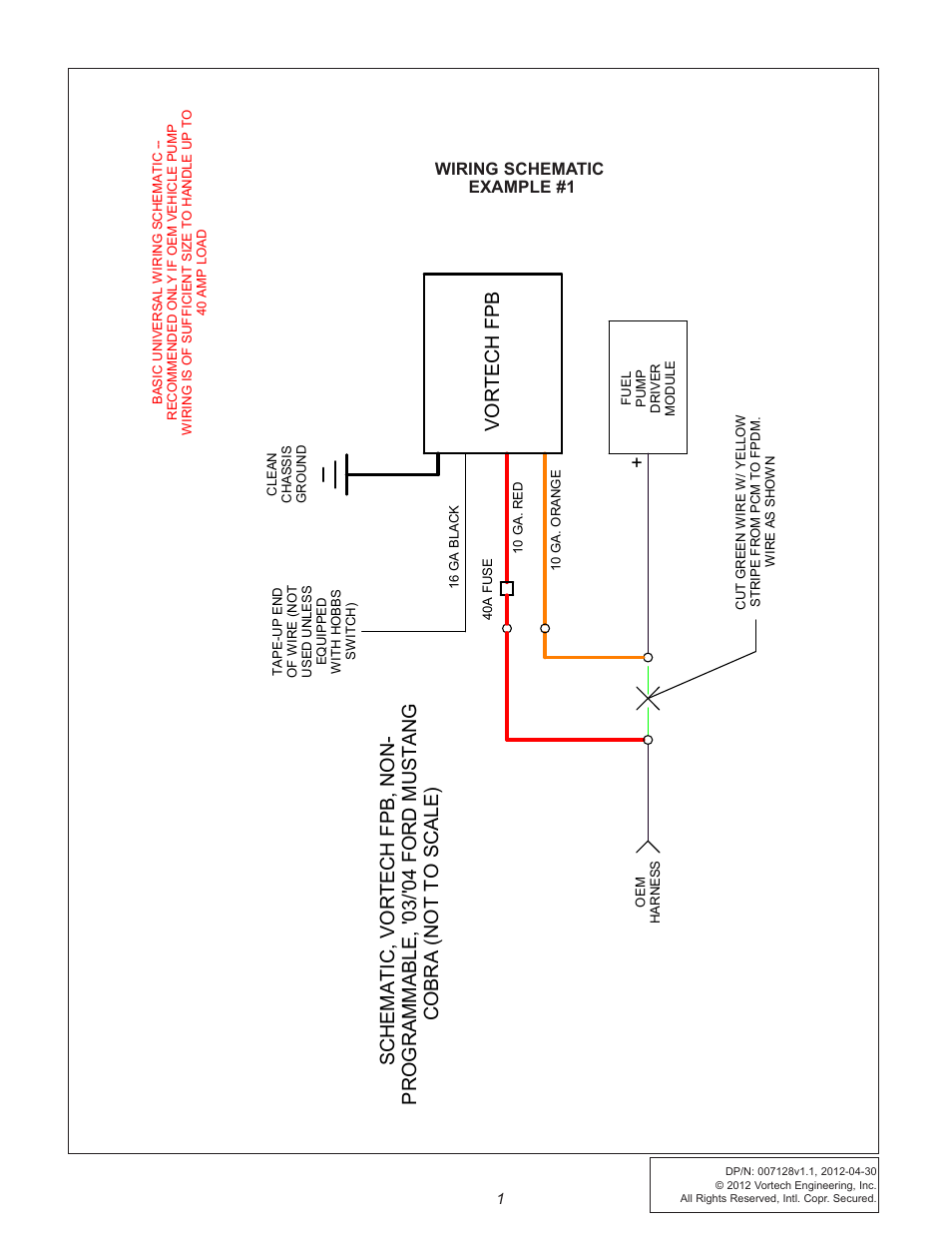 Vortech Maxflo Fuel Pump Booster (FPB) - "Universal Fit" User Manual | Page 7 / 13
