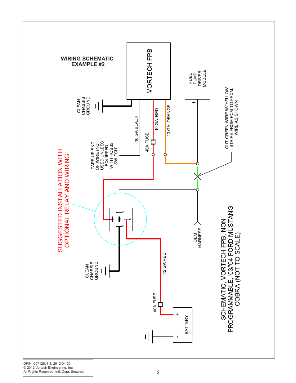 Vortech Maxflo Fuel Pump Booster (FPB) - "Universal Fit" User Manual | Page 8 / 13