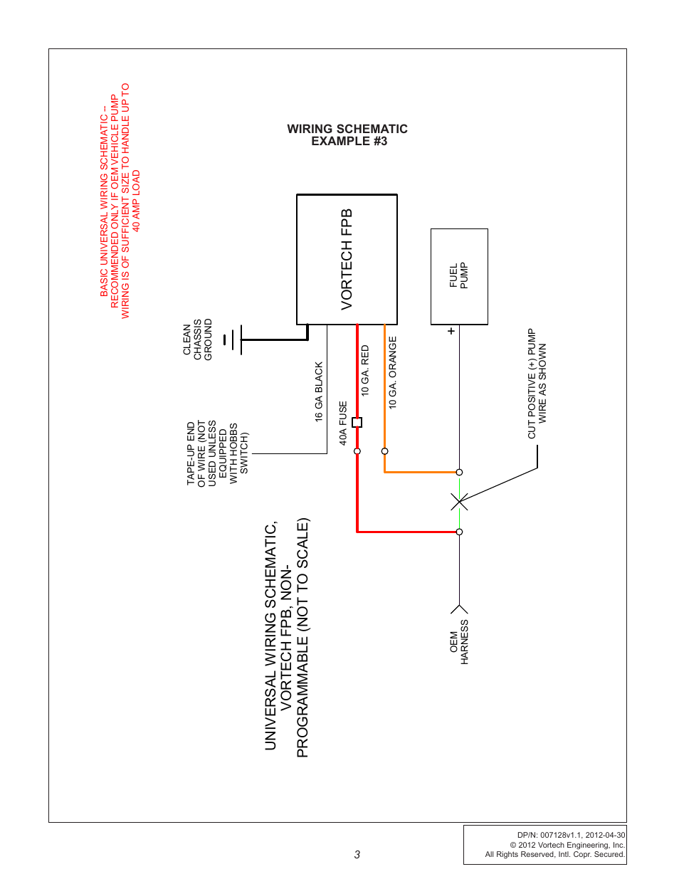 Vortech Maxflo Fuel Pump Booster (FPB) - "Universal Fit" User Manual | Page 9 / 13