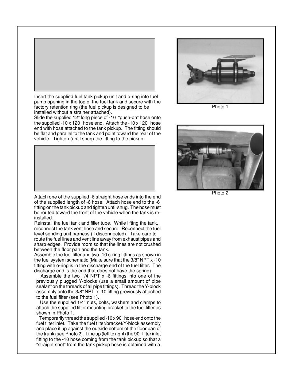 Vortech Maxflow Fuel System User Manual | Page 3 / 9