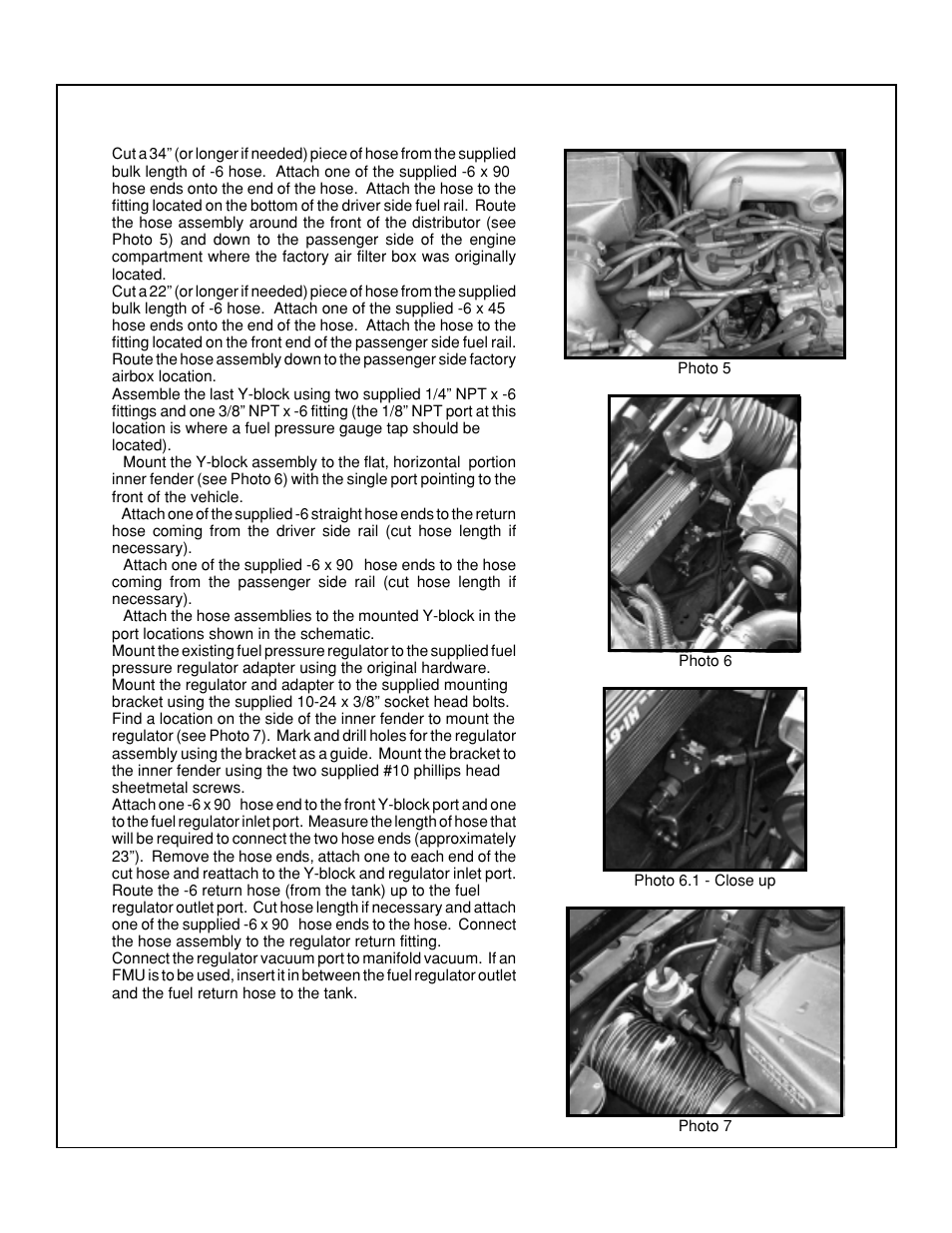 Vortech Maxflow Fuel System User Manual | Page 7 / 9