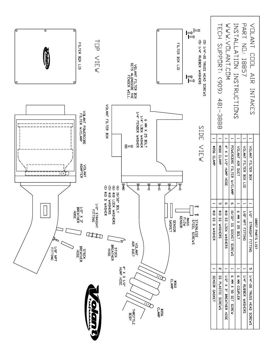 Volant Tundra 18857 User Manual | 2 pages