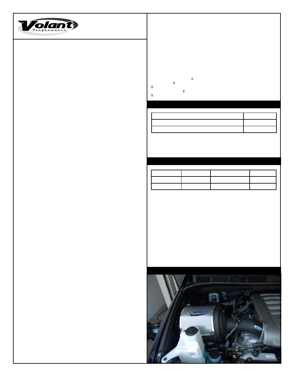 Volant Tundra 18857 User Manual | Page 2 / 2