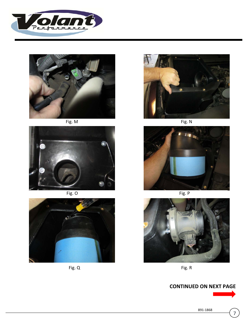 Continued on next page | Volant Escalade User Manual | Page 7 / 9