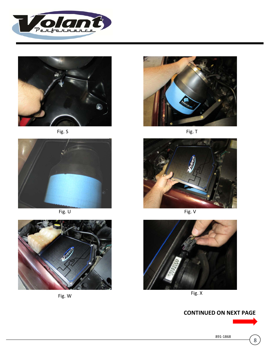 Continued on next page | Volant Avalanche 1500 User Manual | Page 8 / 10