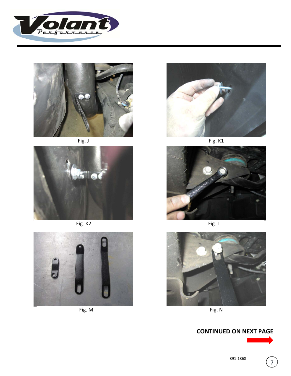 Continued on next page | Volant Sierra User Manual | Page 7 / 9