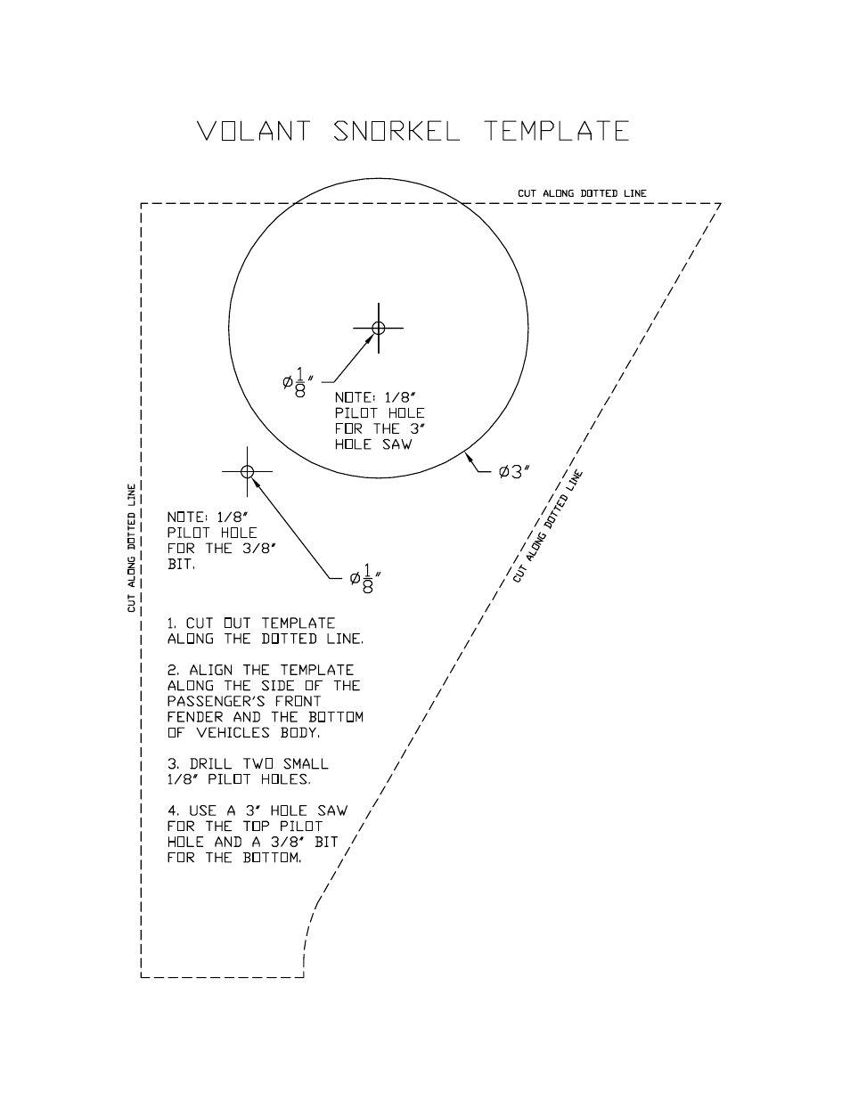 Volant Wrangler Periscoop Snorkel TJ User Manual | Page 5 / 5