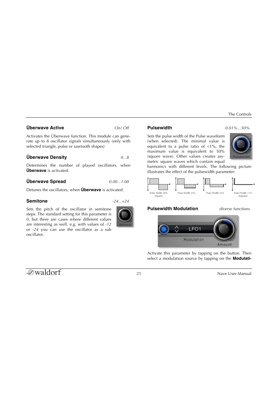 Waldorf Nave User Manual | Page 21 / 72