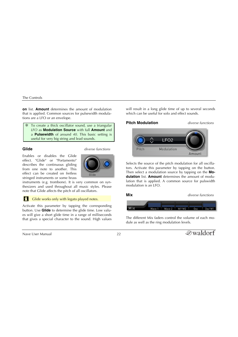 Waldorf Nave User Manual | Page 22 / 72