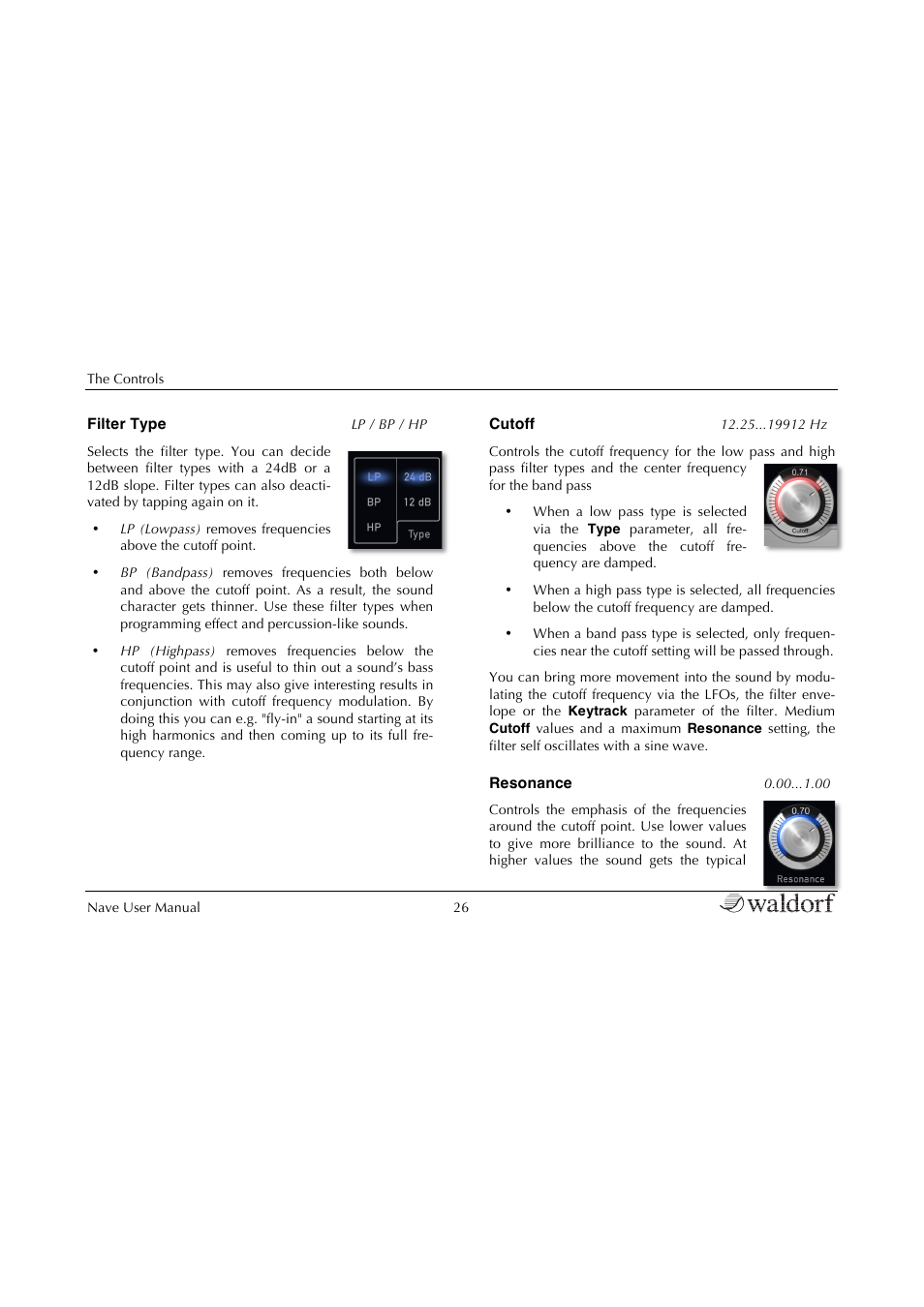 Waldorf Nave User Manual | Page 26 / 72