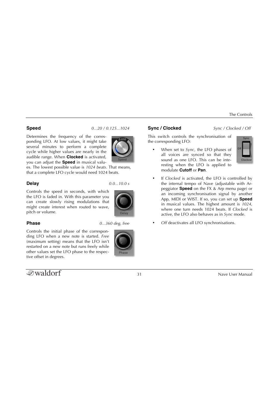 Waldorf Nave User Manual | Page 31 / 72