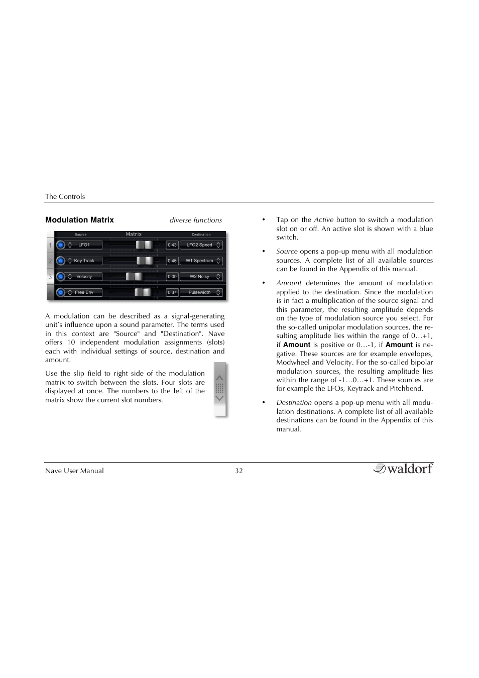 Waldorf Nave User Manual | Page 32 / 72