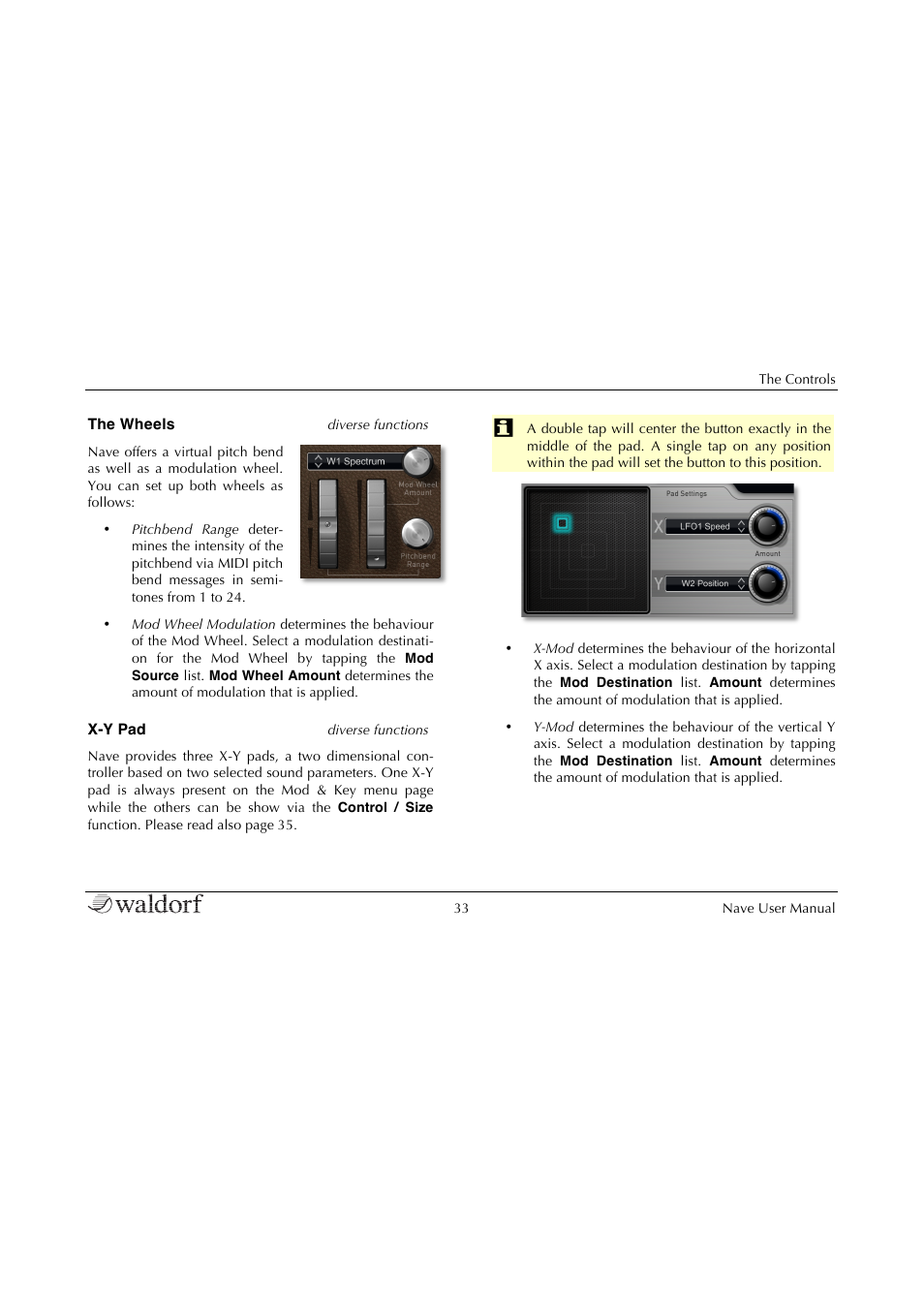 Waldorf Nave User Manual | Page 33 / 72