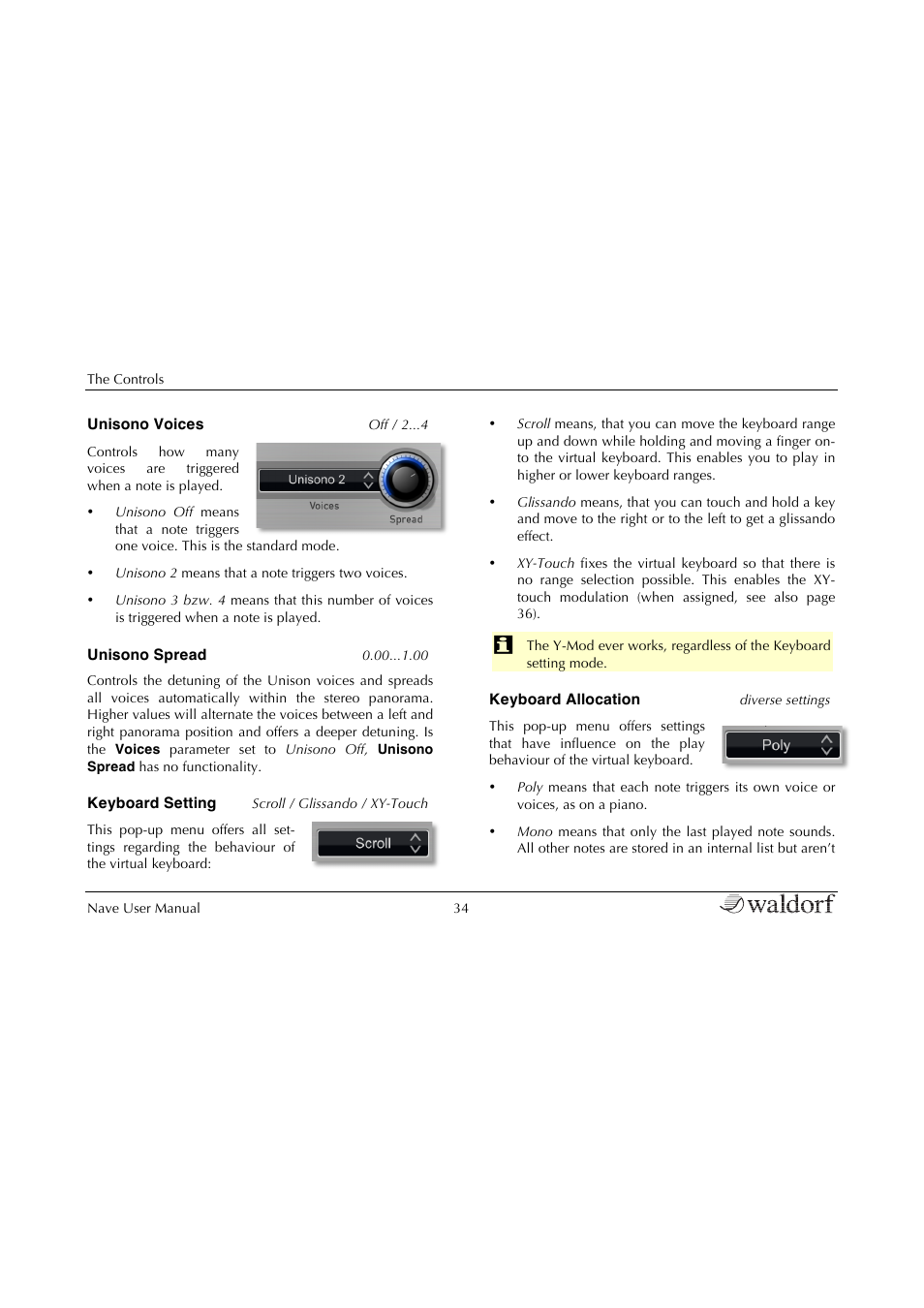 Waldorf Nave User Manual | Page 34 / 72