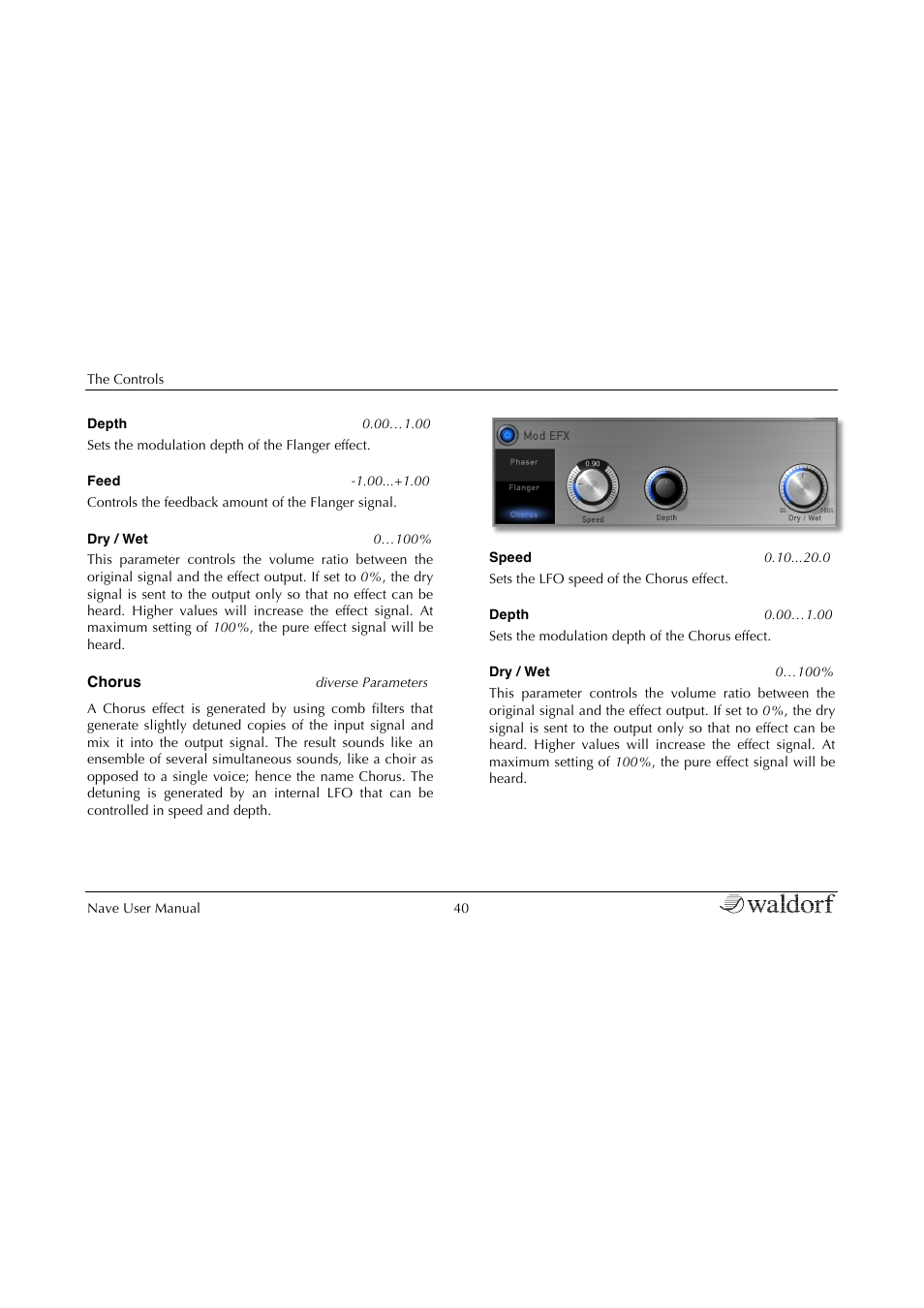 Waldorf Nave User Manual | Page 40 / 72