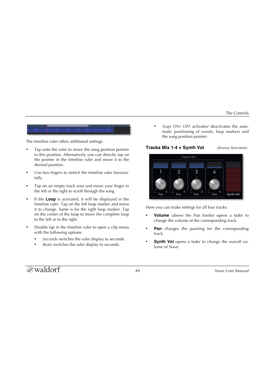 Waldorf Nave User Manual | Page 49 / 72