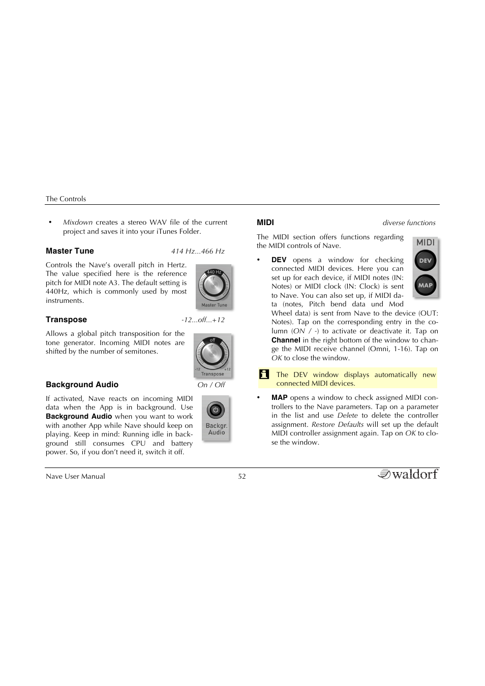 Waldorf Nave User Manual | Page 52 / 72