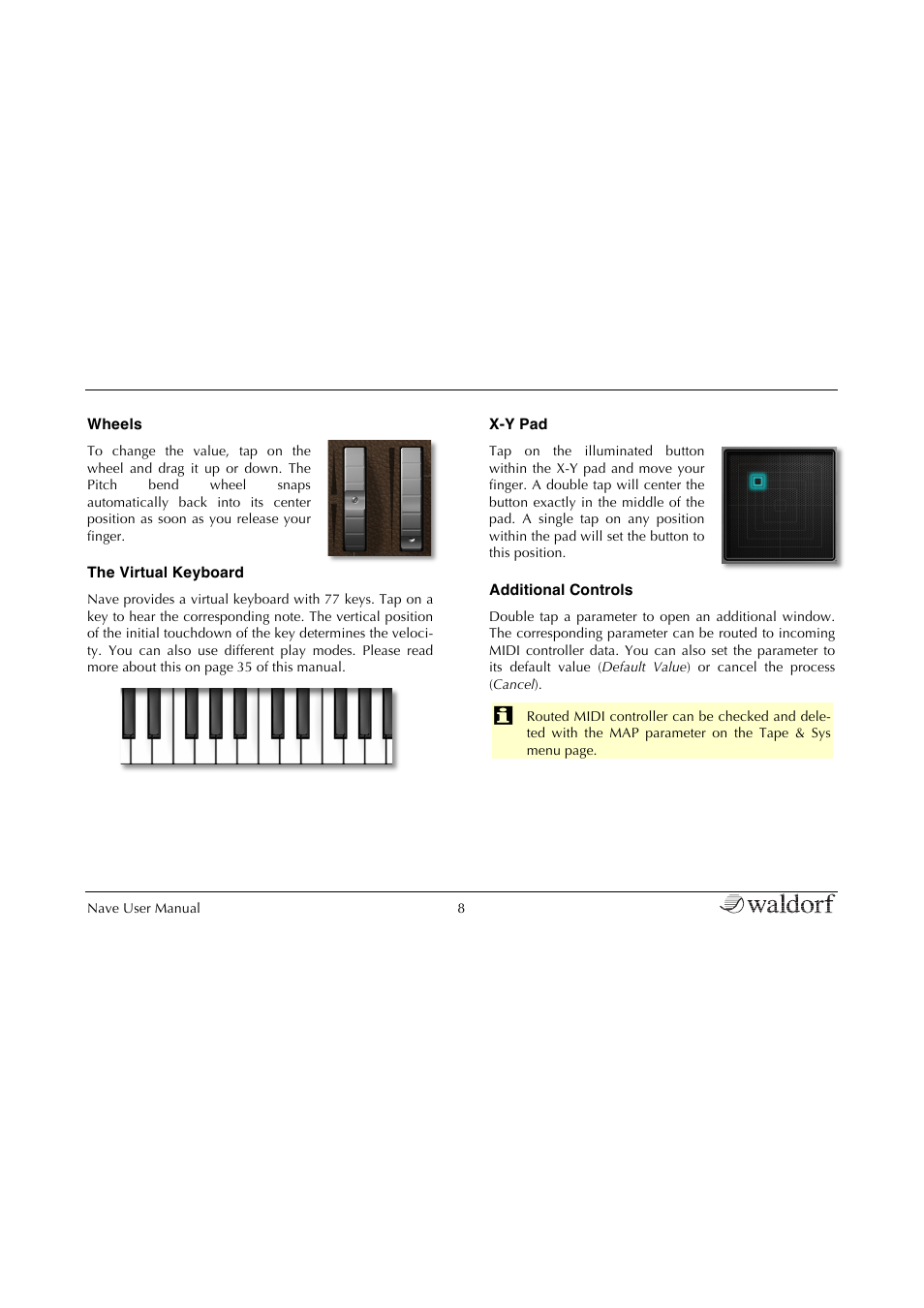 Waldorf Nave User Manual | Page 8 / 72