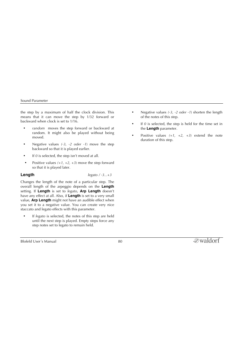 Waldorf Blofeld Keyboard User Manual | Page 80 / 128