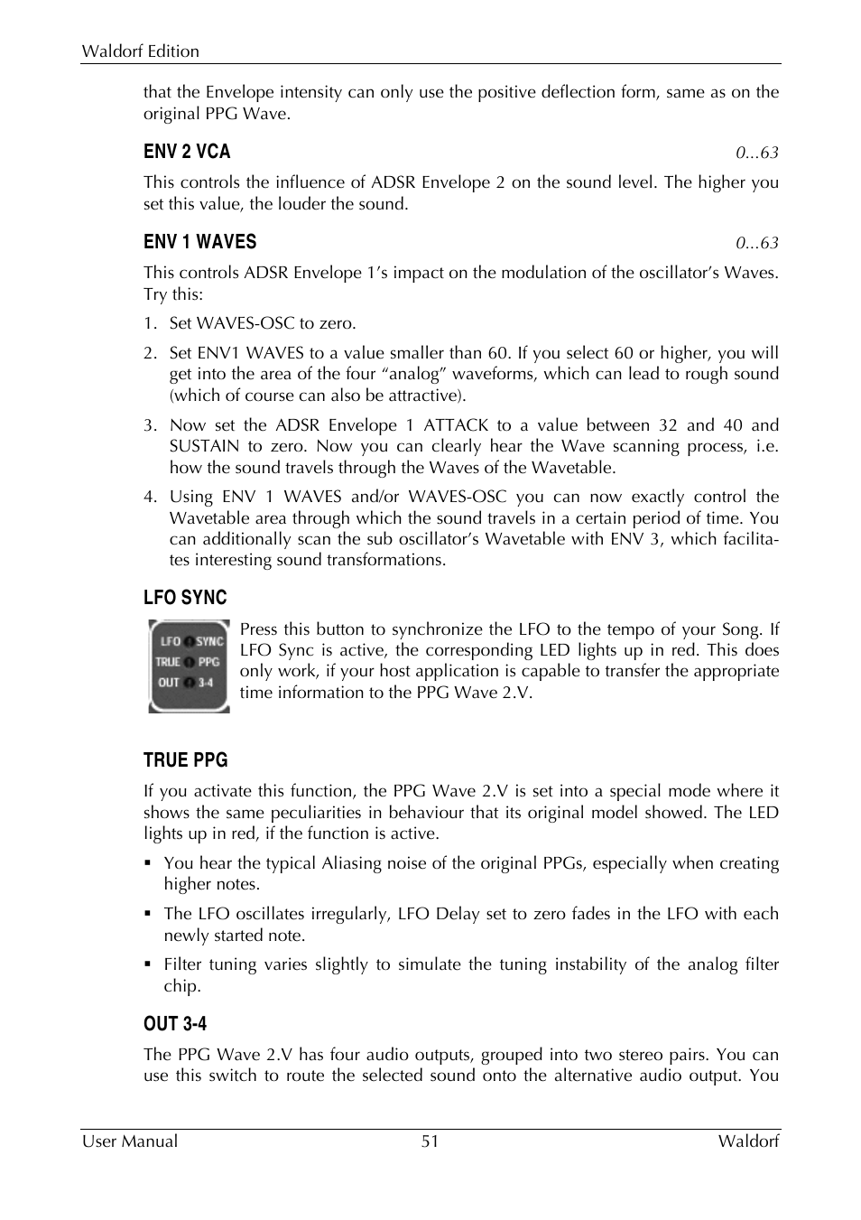 Waldorf Edition User Manual | Page 51 / 88