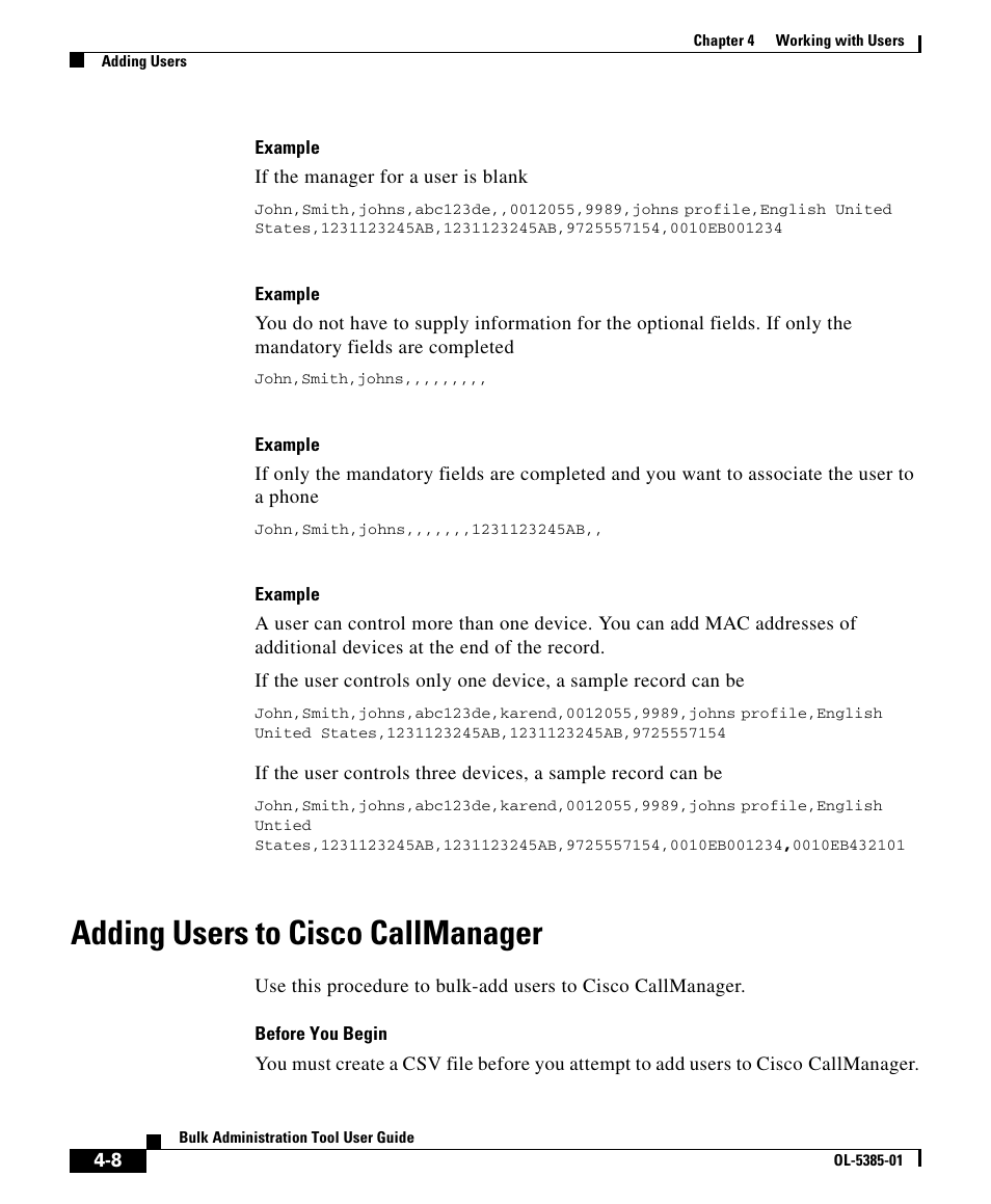 Adding users to cisco callmanager | Cisco OL-5385-01 User Manual | Page 8 / 22