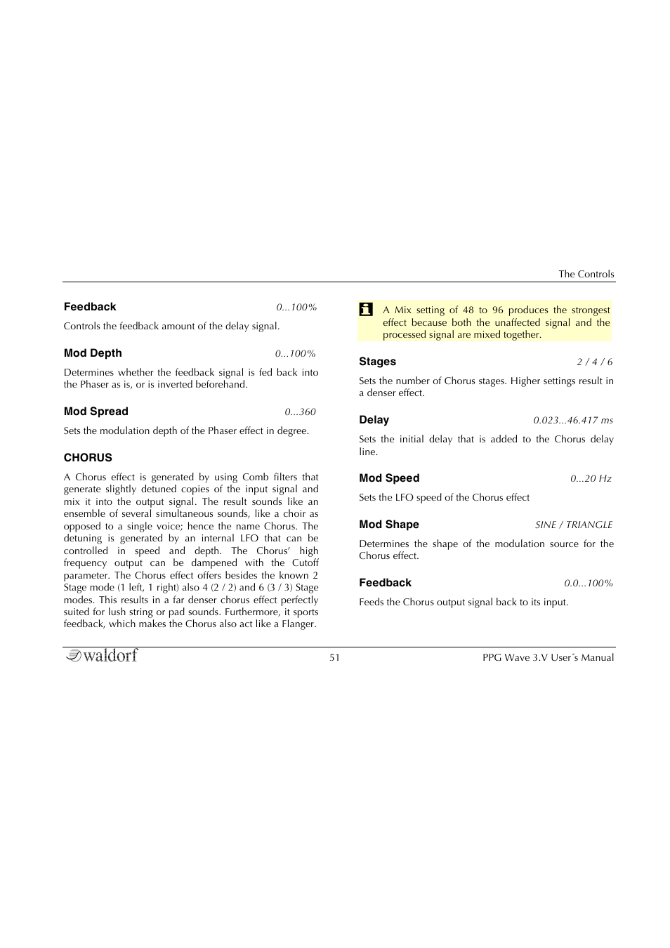 Waldorf Wave 3.v User Manual | Page 51 / 82