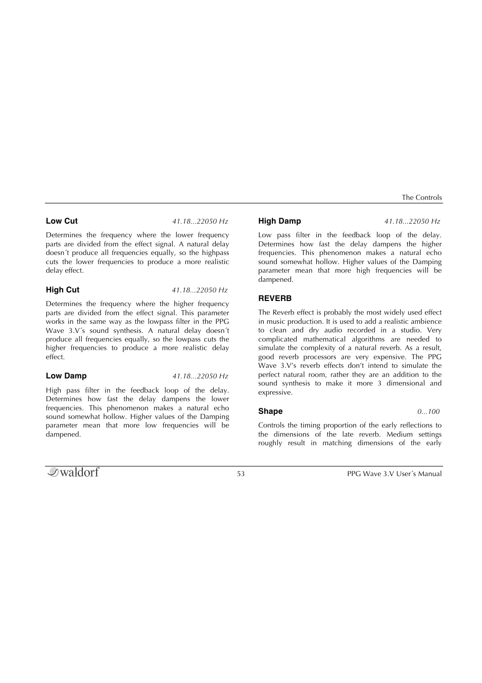 Waldorf Wave 3.v User Manual | Page 53 / 82