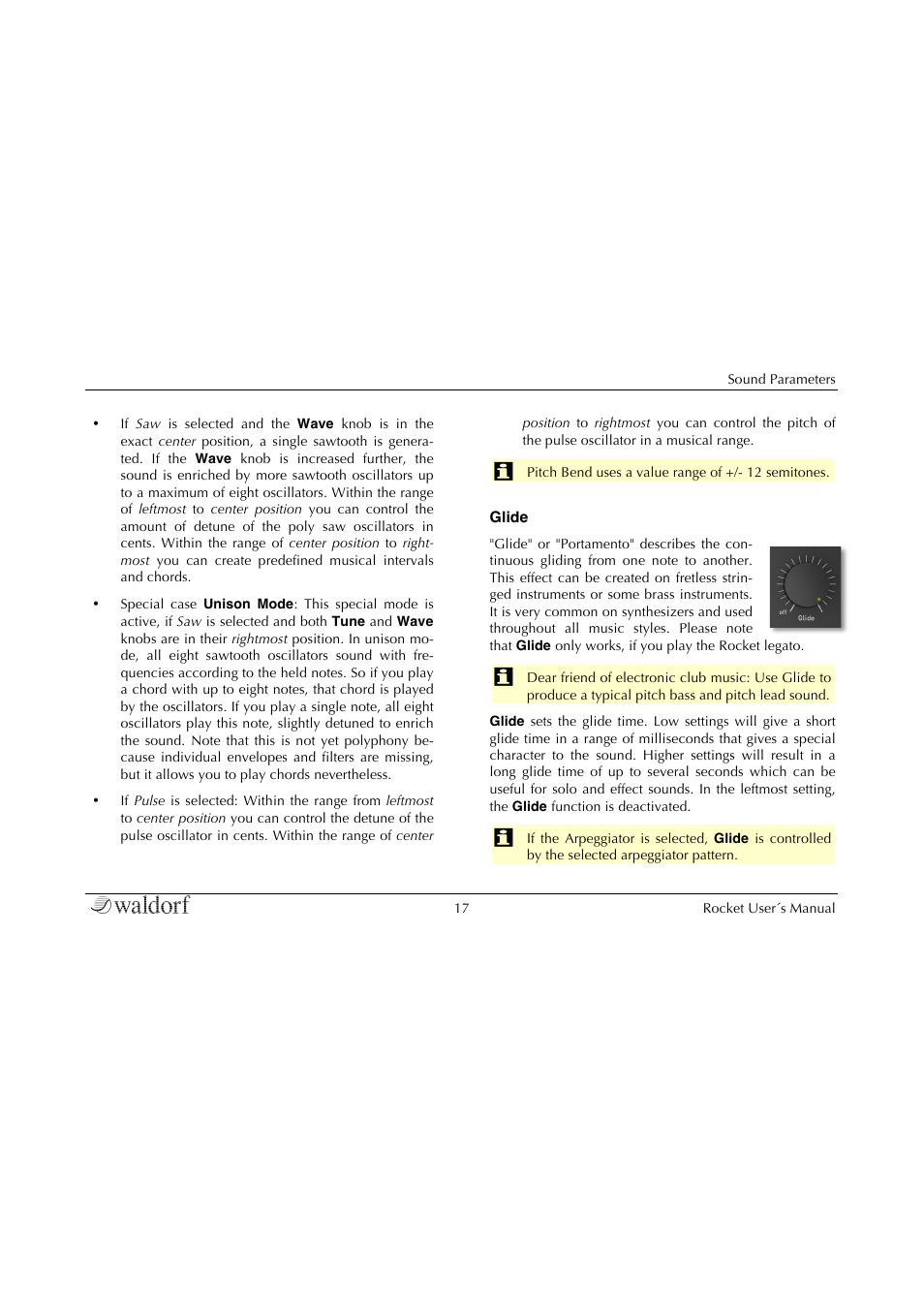 Waldorf Rocket User Manual | Page 17 / 45