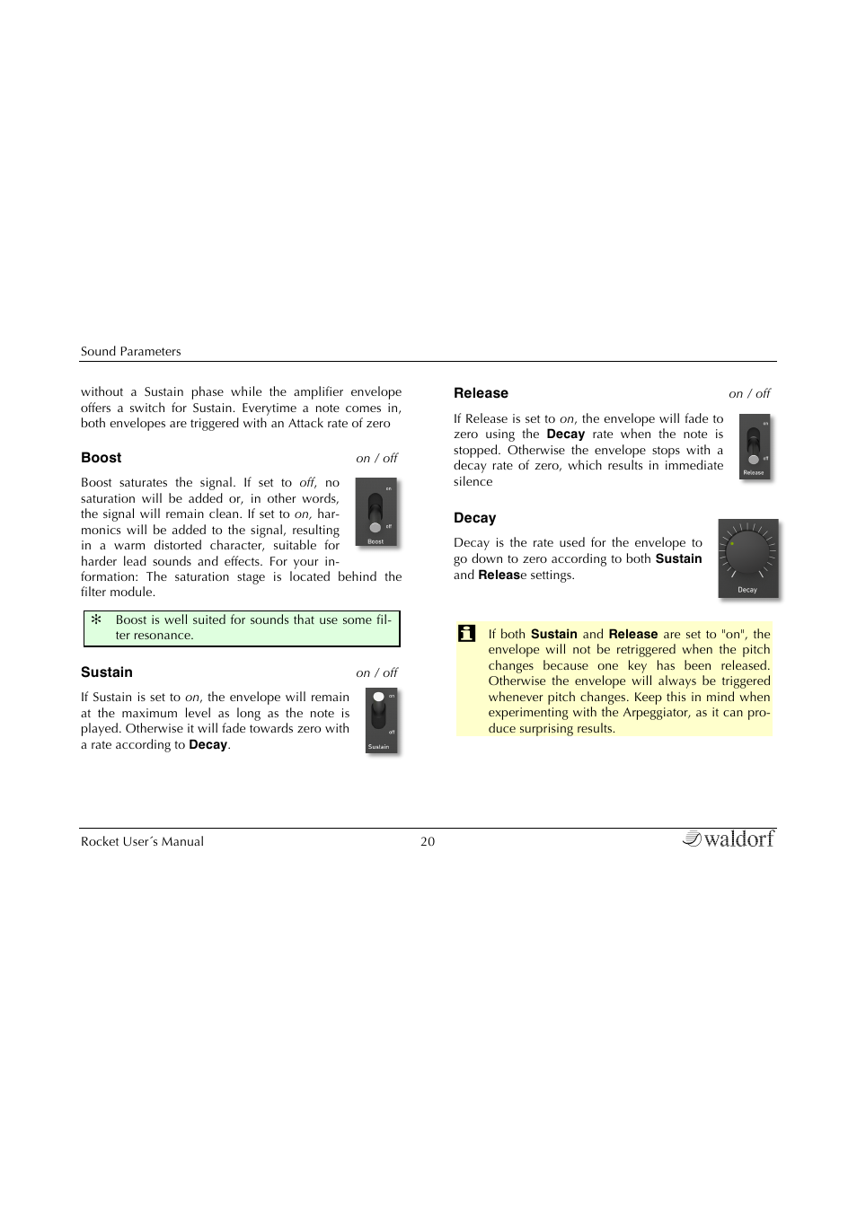 Waldorf Rocket User Manual | Page 20 / 45