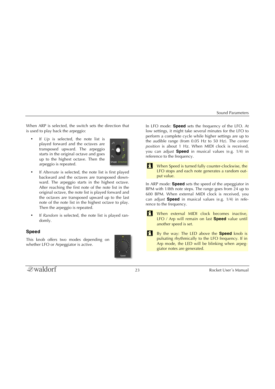 Waldorf Rocket User Manual | Page 23 / 45