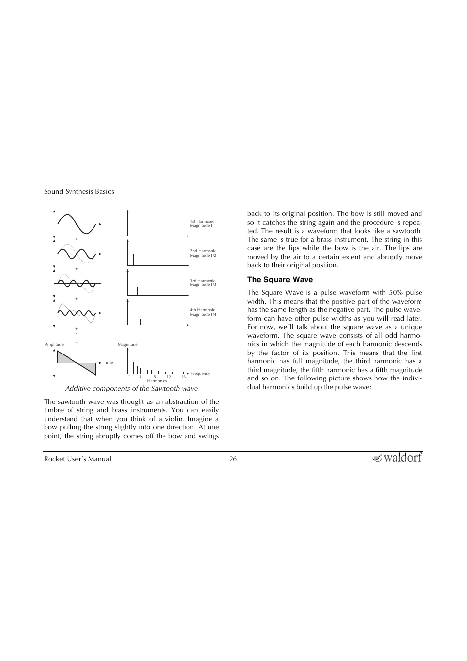 The square wave | Waldorf Rocket User Manual | Page 26 / 45