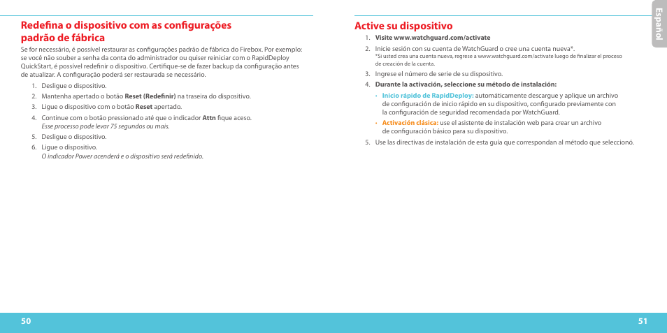 Active su dispositivo | WatchGuard T10-W User Manual | Page 26 / 37