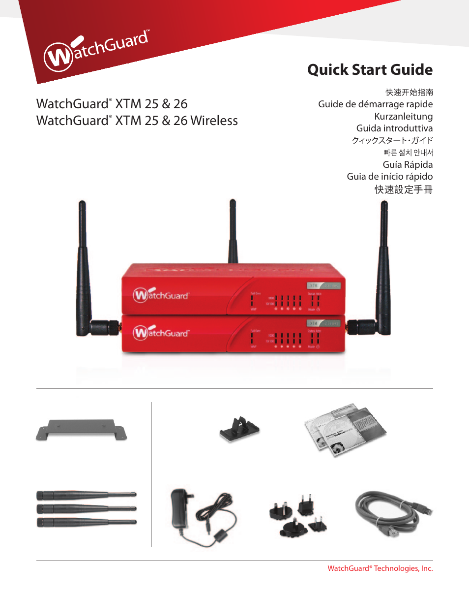 WatchGuard 2 Series XTM 25-26 User Manual | 12 pages
