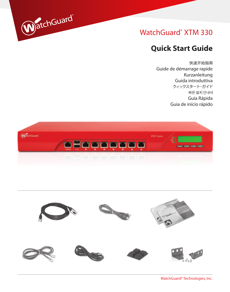 WatchGuard 3 Series XTM 330 User Manual | 11 pages