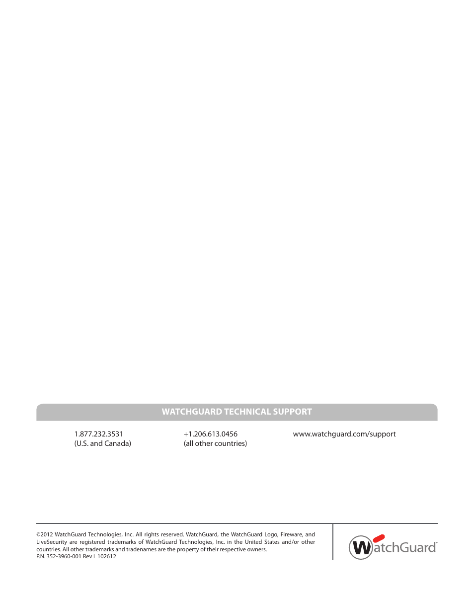 WatchGuard 3 Series XTM 330 User Manual | Page 11 / 11