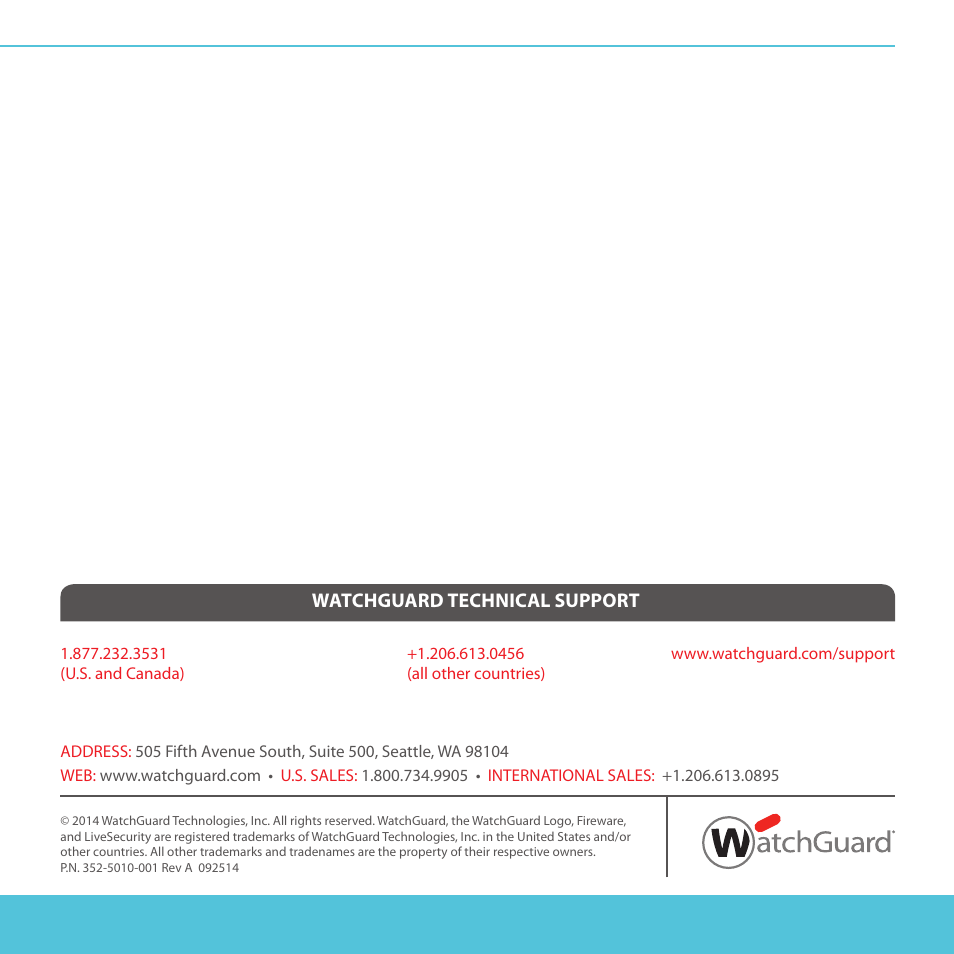 WatchGuard M440 User Manual | Page 17 / 17