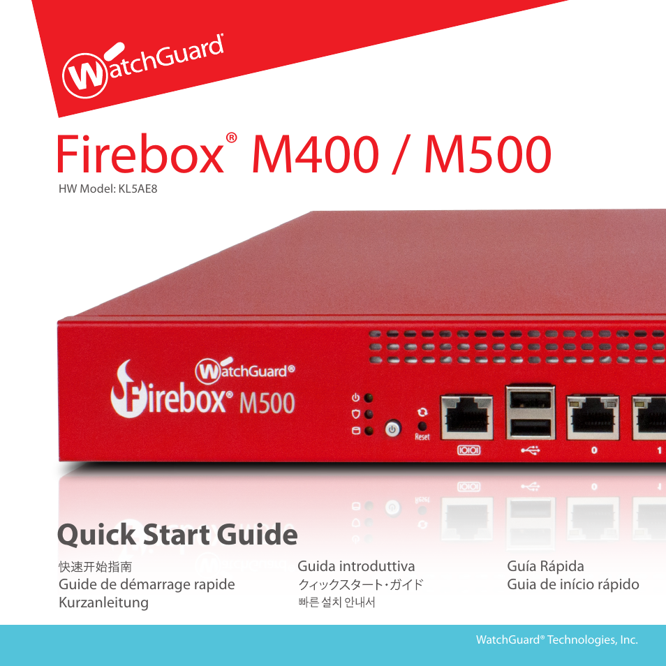 WatchGuard M500 User Manual | 25 pages