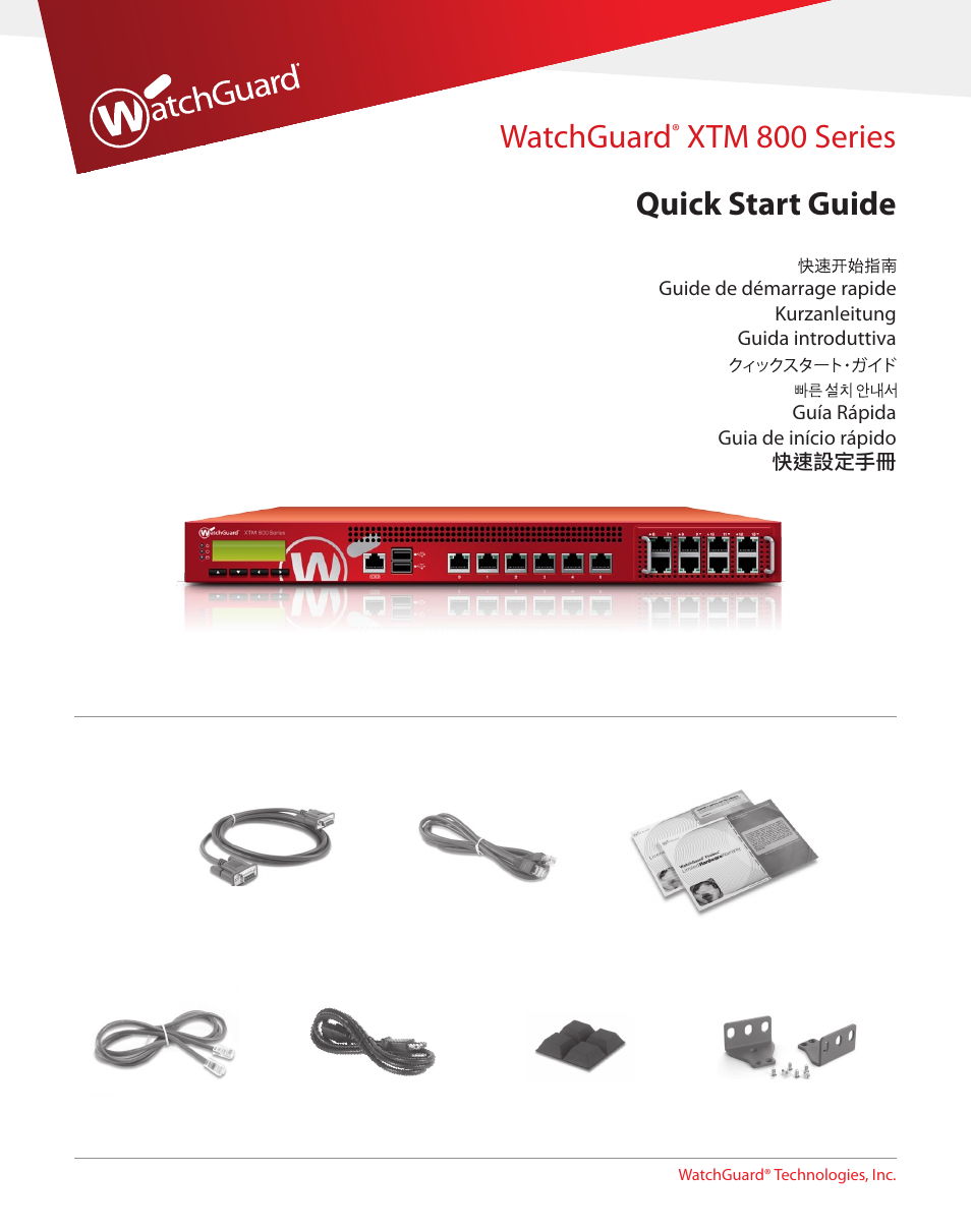 WatchGuard 800 Series User Manual | 12 pages