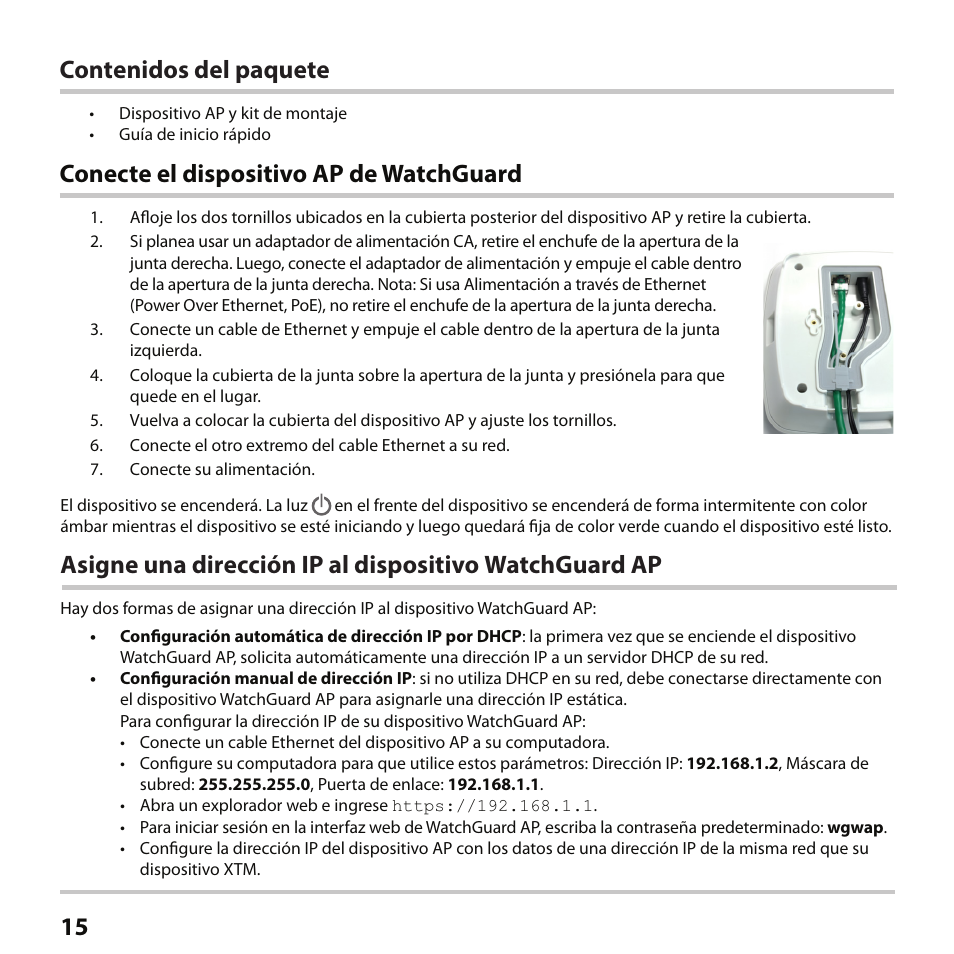 WatchGuard AP102 User Manual | Page 16 / 34