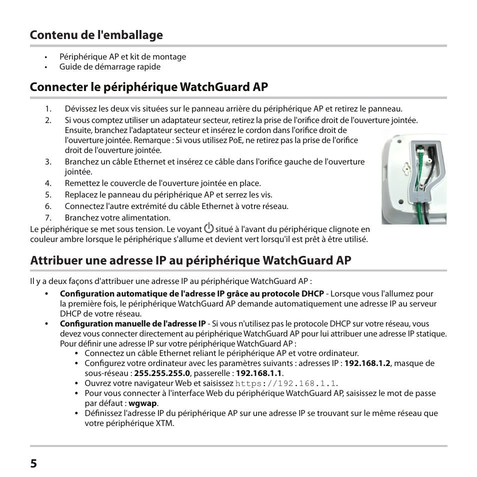 WatchGuard AP102 User Manual | Page 6 / 34