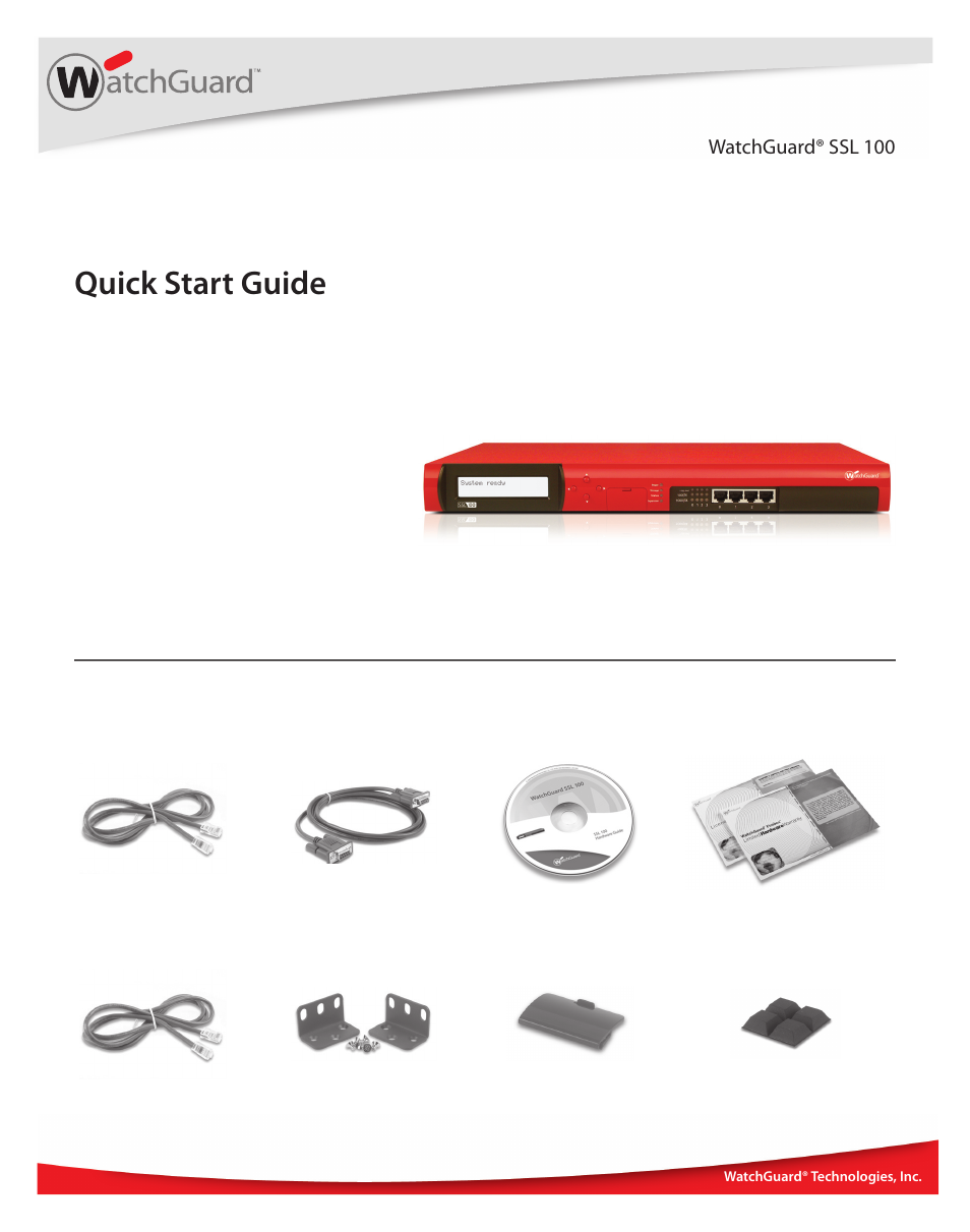 WatchGuard SSL 100 User Manual | 4 pages